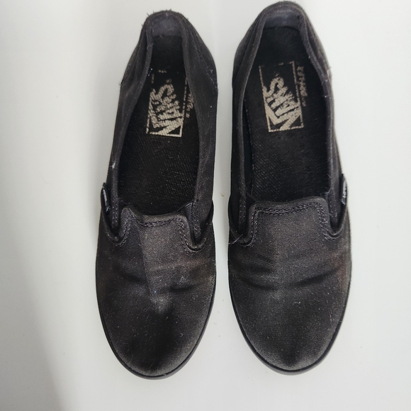 VANS Black Slip on woman Size 7 - Picture 3 of 6